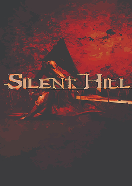 Silent Hill game poster art