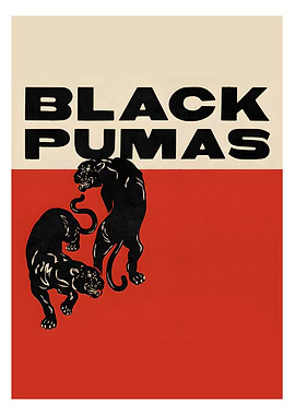 Black Pumas Poster Art