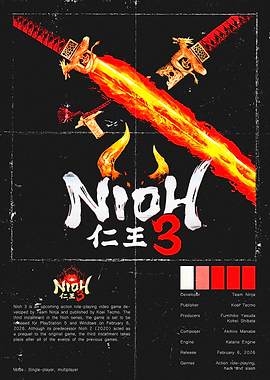 Nioh 3 Game Poster