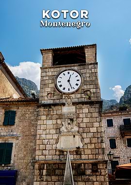 Kotor Montenegro Clock Tower