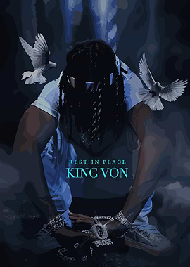 King Von Tribute Art