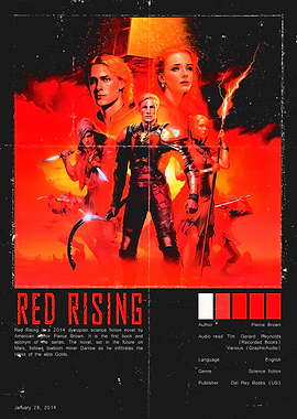 Red Rising book cover art