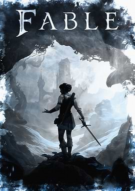 Fable game artwork with female hero