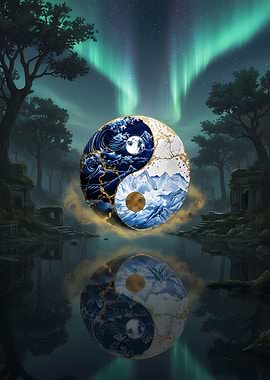 Yin Yang Symbol in Nature