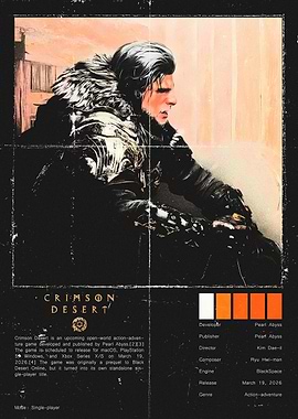 Crimson Desert Game Poster