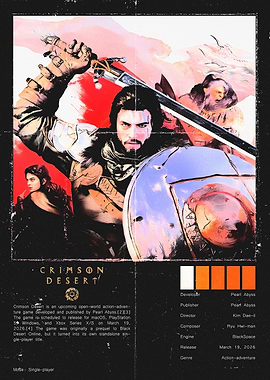 Crimson Desert Game Poster