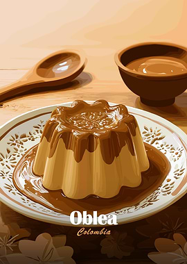 Oblea Colombia Dessert