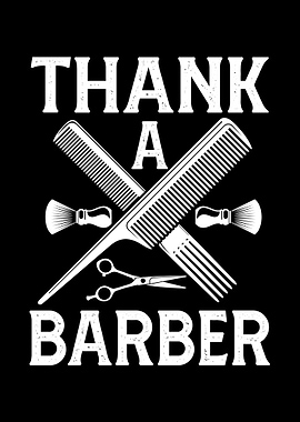 Thank a Barber Graphic