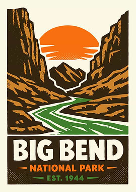 Big Bend National Park Poster
