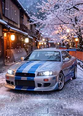 Nissan Skyline GT-R R34 Legend in Japan