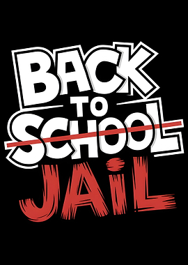 Back to School Jail Text Art