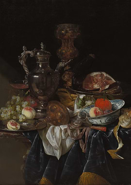 Still Life with Silver and Fruit
