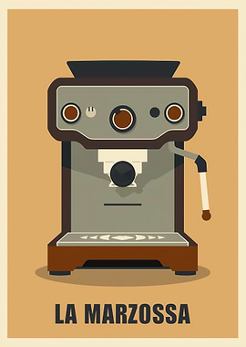 La Marzossa Espresso Machine Art