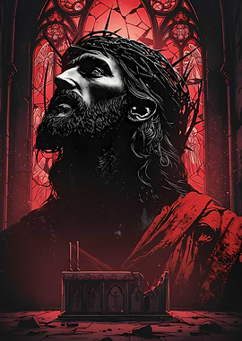 Jesus Christ with Crown of Thorns