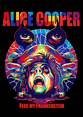 Alice Cooper Feed My Frankenstein Art