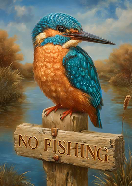 Kingfisher - No Fishing