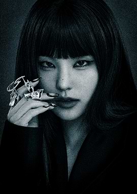 Monochrome Portrait Hwang Yeji of ITZY