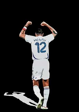 Thierry Henry Celebration Art