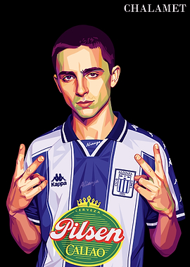 Timothée Chalamet Alianza Lima Art