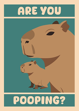 Capybara Question: Are You Pooping?