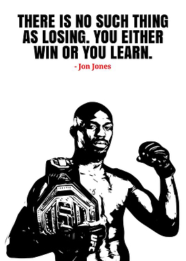 Jon Jones Motivational Quote Art