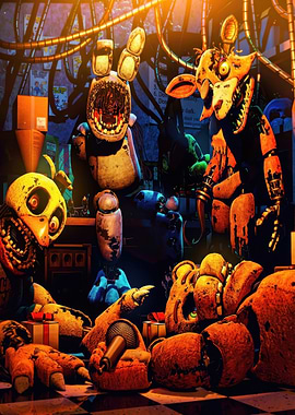 Five Nights at Freddy's Animatronics