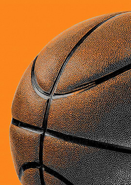 Close-up of a Basketball