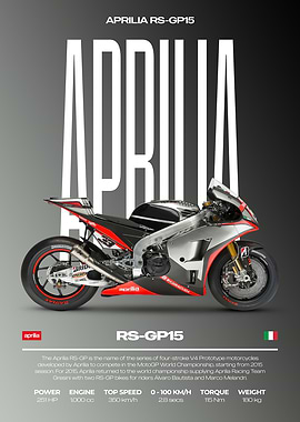 Aprilia RS-GP15 Motorcycle Studio Shot
