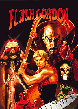 Flash Gordon Movie Poster Art