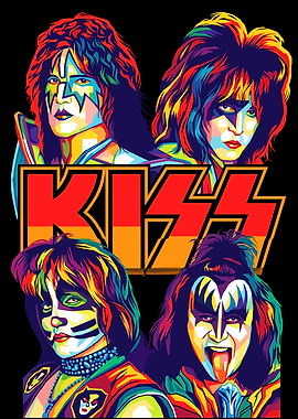 KISS Band Pop Art