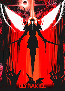 Ultrakill Game Poster Art