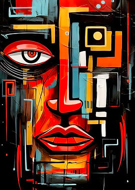 Abstract Face Painting