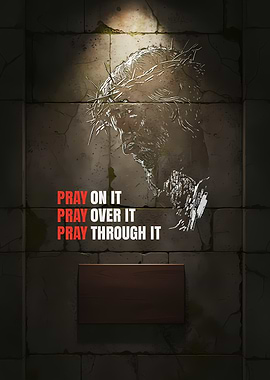 Pray On It Religious Wall Art