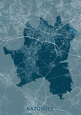 Katowice City Map