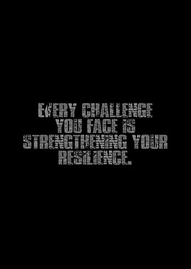 Resilience Quote on Black Background