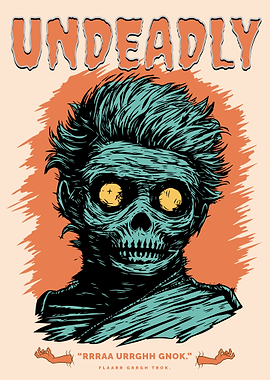 Undeadly Zombie Illustration