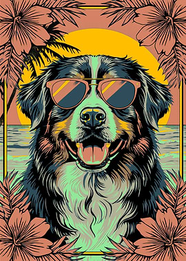Cool Dog at the Beach