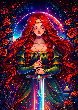 Princess with a sword