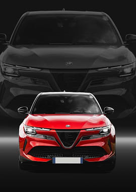 Red Alfa Romeo Junior