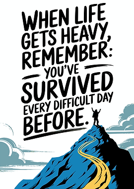 Motivational Quote: You've Survived Before
