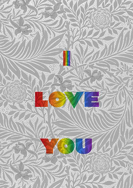 I Love You Floral Pride