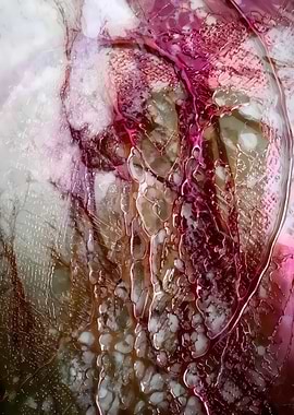 Rose Marble Flow – Abstract Texture – Abstract Porcelain #44