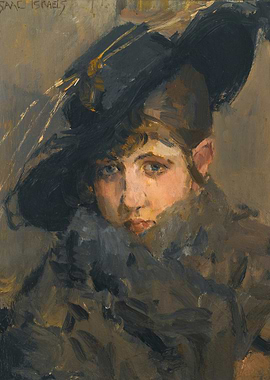 Portrait of a Woman with Hat