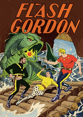 Flash Gordon Comic Cover Art