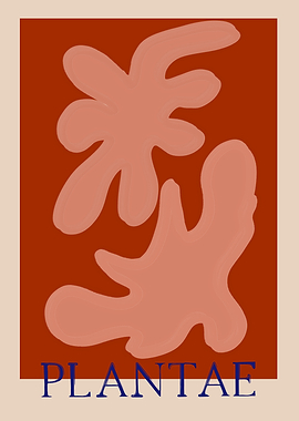 Abstract Plant Poster