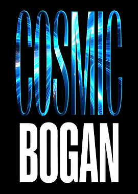 Cosmic Bogan – Galactic Typography Statement