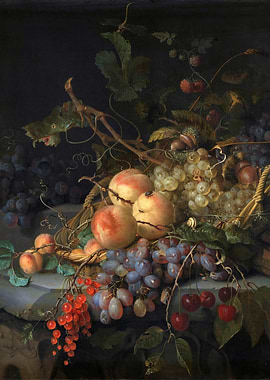 Still Life with Fruit and Basket
