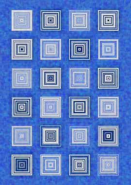 Blue Squares Pattern