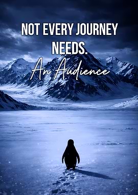 Nihilist Penguin - Heading to Nowhere Penguin Walking Alone