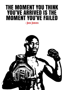 Jon Jones Motivational Quote Art